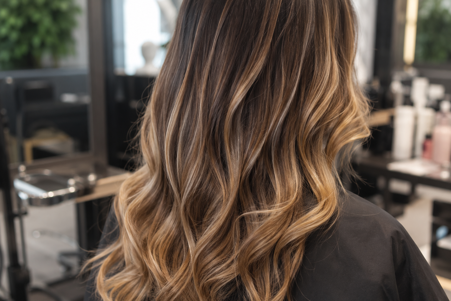 Detalhe de cabelo trabalhado