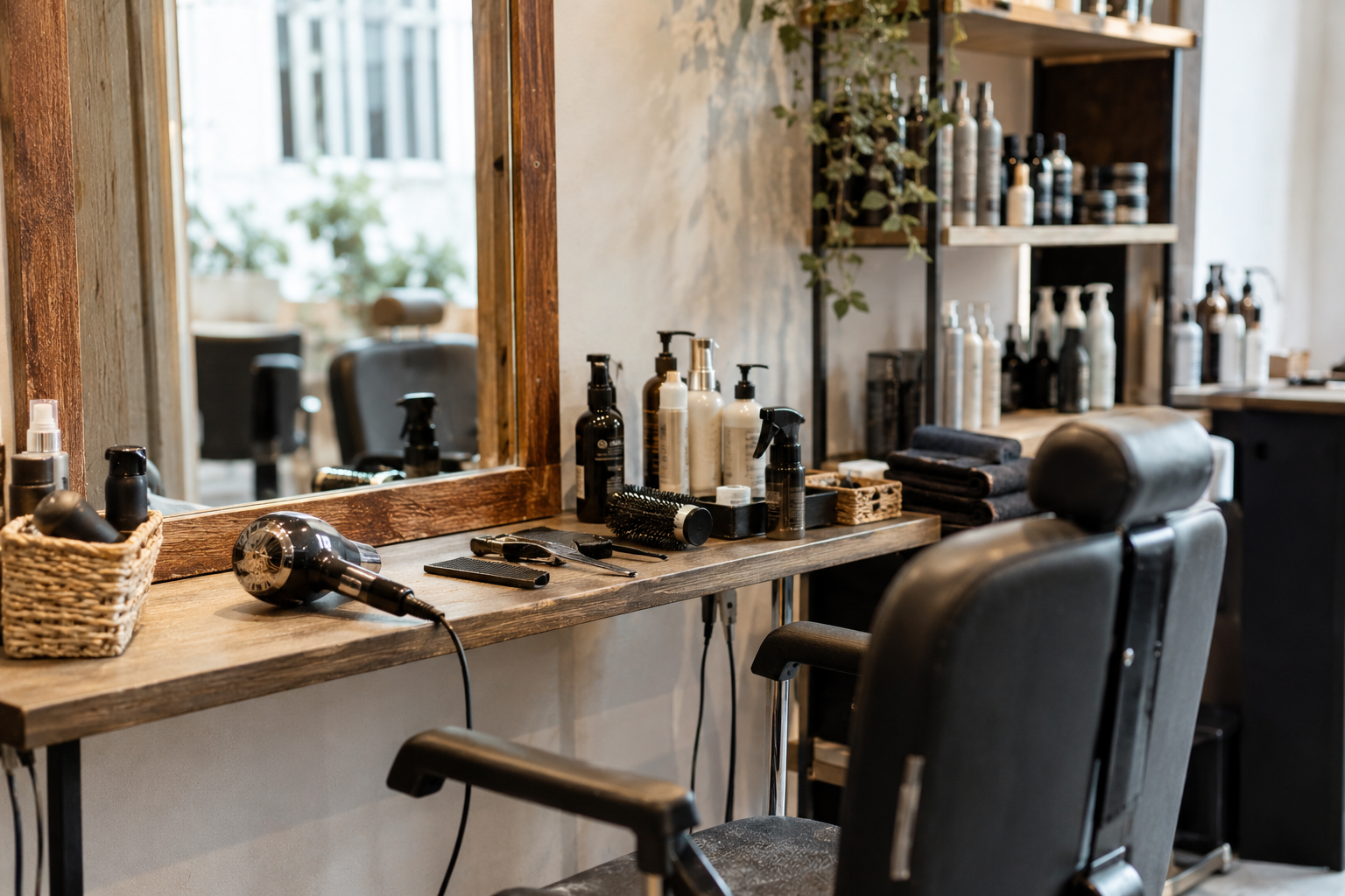 Detalhe de gesto técnico na Amara Beauty